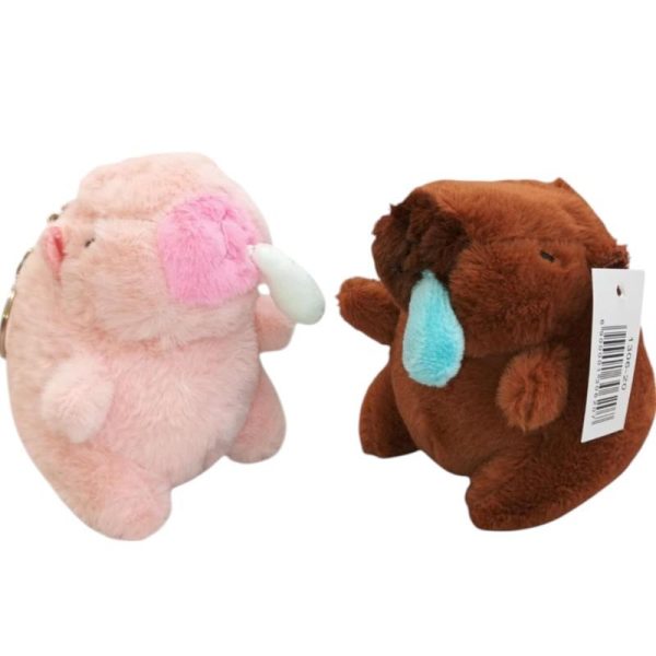 Λούτρινο Capybara Μπρελόκ 12cm