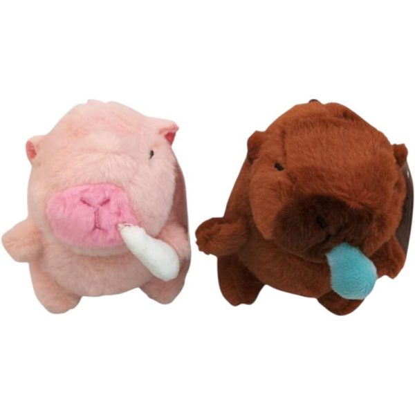 Λούτρινο Capybara Μπρελόκ 12cm